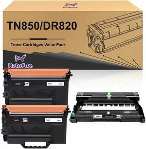 2PK TN850 Toner & 1PK DR820 Drum for Brother HL-L6200DW L5200DW L5100DN L5000D