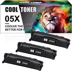 3*CE505X 05X Toner Cartridge Compatible with LaserJet P2055dn P2055 P2055d 3*CE505X 05X Toner Cartridge Compatible with LaserJet P2055dn P2055 P2055d