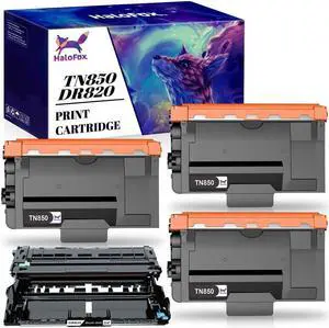 3PK TN850 Toner & 1PK DR820 Drum Compatible For Brother MFC-L6700DW MFC-L5700DW