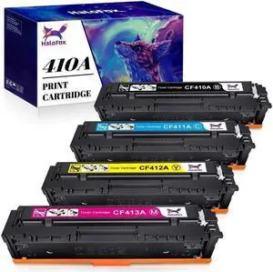 4PK Toner Fits for 410A CF410A Color LaserJet Pro M452DN MFP M477FNW M477FDW