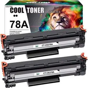 Cool Toner Compatible Toner Cartridge Replacement for 78A CE278A Toner Laserjet P1606dn 1536dnf MFP M1536dnf Laserjet 1606dn P1606 P1566 P1560 Toner Cartridge Printer Ink (Black, 2-Pack)