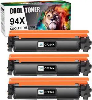 3Pack CF294X 94X Toner Cartridge Compatible With LaserJet Pro M118dw