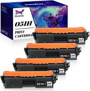 4x 051H CRG-051H BLACK Toner forimageCLASS LBP162dw LBP160 MF264dw MF263dn