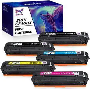 5x CF400X 201x Toner set for Color Laserjet Pro M277dw M277n M252n M252