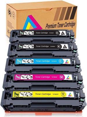 5-PK Toner Set for 201X Color LaserJet Pro MFP M277dw M277 M252dw M252 CF400X