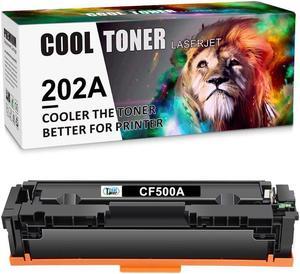 1Pack Black CF500A Toner Compatible with 202A Color LaserJetPro MFP M254dw M281fd Printer