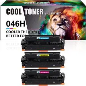 3PK (CMY)Toner Cartridge for 046 H CRG-046H ImageCLASS MF731Cdw MF735Cdw LBP654Cdw