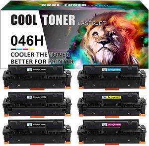 6PK (3K+CMY)Toner Cartridge for 046 H CRG-046H ImageCLASS MF731Cdw MF735Cdw LBP654Cdw