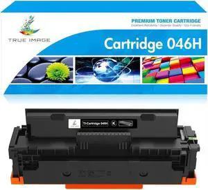 TRUE IMAgE compatible Toner cartridge Replacement for 046 046H cRg-046H MF733cdw Toner color Imageclass MF733cdw MF731cdw MF735cdw LBP654cdw Printer Ink (Black, 1-Pack)