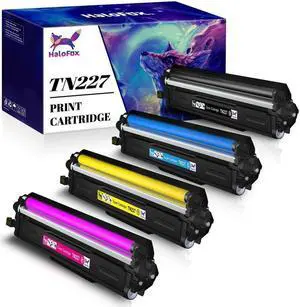 4Pc TN227 TN223 Toner Cartridge replacement for Brother HL-L3210CW HL-L3230CDW