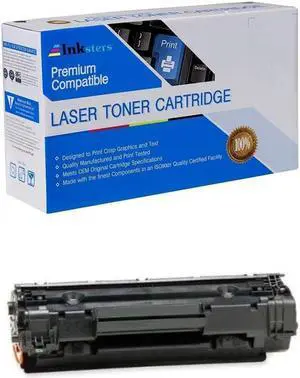 Inksters Compatible Black Toner Cartridge Replacement for 36A (CB436A) - Compatible with Laserjet P1505 P1505N M1522N?M1522N MFP?M1522NF M1522NF MFP M1120 M1120N