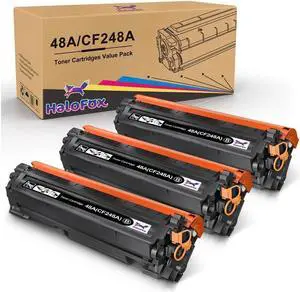 3PK CF248A 48A Toner Cartridges Compatible for LaserJet Pro M15a M16w W/Chip