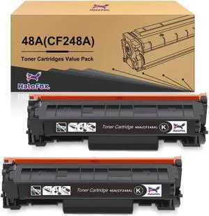 2PK New CF248A 48A Black Toner Cartridge for LaserJet Pro M15w M28w Printers