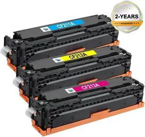 3PK (CMY) 131A CF210A Toner Compatible with LaserJet Pro Color MFP M276nw M251nw