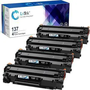LxTek Compatible Toner Cartridge Replacement for 137 Toner Cartridge CRG137 CRG 137 to use with ImageClass D570 MF236n MF232w MF216n MF244dw MF242dw MF232w,4 Black LxTek Compatible Toner Cartridge Replacement for 137 Toner Cartridge CRG137 CRG 137 to use with ImageClass D570 MF236n MF232w MF216n MF244dw MF242dw MF232w,4 Black