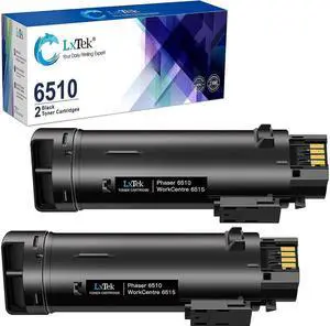LxTek Compatible Toner Cartridge Replacement for Xerox Phaser 6510, WorkCentre 6515 High Yield (2-Pack, Black) LxTek Compatible Toner Cartridge Replacement for Xerox Phaser 6510, WorkCentre 6515 High Yield (2-Pack, Black)