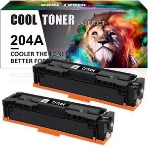 2*CF510A (BK)Toner Compatible with 204A Color Pro MFP M180nw M181fw M154a