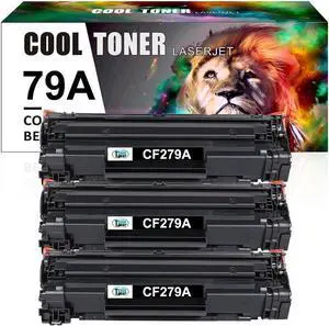 3 PackCF279A 79A Compatible Black Toner Cartridge for LaserJet Pro MFP M26nw