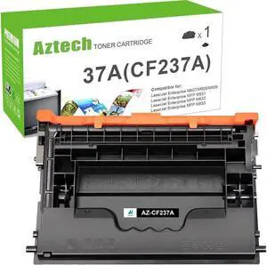 Aztech Compatible Toner Cartridge Replacement for 37A CF237A M607 M608 37X CF237X Toner Enterprise M607n M607dn M608n M608dn M608x M609 MFP M631 M632 M633 Printer (Black, 1-Pack)