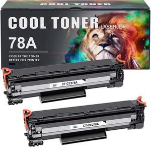 Cool Toner Compatible 78A Toner Cartridge Replacement for 78A CE278A Toner for P1606dn 1536dnf MFP M1536dnf 1606dn P1606 P1566 P1560 Toner Cartridge Printer Ink (Black, 2-Pack)