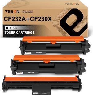 30X 32A TESEN Compatible Toner and Drum Cartridge Replacement for 30X CF230X Toner 32A CF232A Drum for Pro M203d M203dn M203dw MFP M227fdn M227fdw M227sdn Printer (1Drum+2Toners Set)