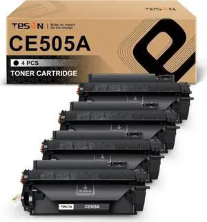 CE505A 05A TESEN Compatible Toner Cartridge Replacement for CE505A 05A Toner for P2035 P2035n P2055d P2055dn P2055x Pro 400 M401 M401n M401dne M401dw MFP M425 M425dn M425dw 4-Pack