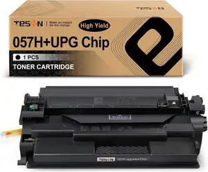 TESEN 057H+Chip Compatible Toner Cartridge Replacement for 057H 3010C001 (Fax) (Toner Level Display) Work with imageCLASS LBP226 LBP227 LBP228 LBP236 MF445 MF448 MF449 MF455, 1-Pack High-Yield