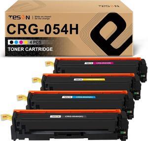 054H TESEN Compatible Toner Cartridge Replacement for 054H CRG-054H (3028C001) to use with Color ImageCLASS MF644Cdw MF642Cdw MF641Cw MF644 LBP622Cdw Printer (Black Cyan Magenta Yellow, 4-Packs)