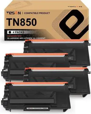 TESEN TN850 TN820 HL-L6200 Compatible Toner Cartridge Replacement for Brother TN850 TN820 for use with Brother HLL6200DW HLL6200DWT HLL6250DW MFCL5800D