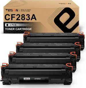 83A CF283A TESEN Compatible Toner Cartridge Replacement for 83A CF283A for use with Pro MFP M127fw M127fn M125a M125nw M201n M201dw M225dn M225dw 4-Pack