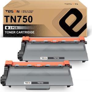 TESEN TN750 Compatible Toner Cartridge Replacement for Brother TN-750 TN750 TN-720 TN720 High Yield for Brother MFC-8710DW HL-5470DW MFC-8910DW HL-5470DWT HL-6180DW MFC-8950DW Printer 2 Packs