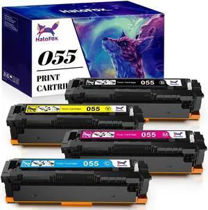 4pack CRG-055 Toner Combo W/Chip For 055 MF743Cdw MF741Cdw MF745Cdw MF746