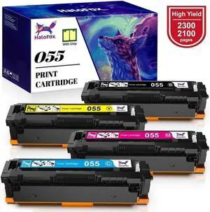 CRG-055 Toner Combo For 055 MF743Cdw MF741Cdw MF745Cdw MF746 With Chip 4pk