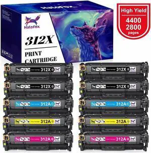 10P CF380X CF381A-383A 312X Toner Cartridge For LaserJet M476dn M476dw M476nw