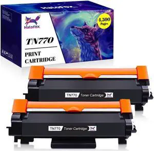 2-Pack TN770 Toner Cartridge compatible for Brother TN770 HL-L2370DW DCP-L2550DW