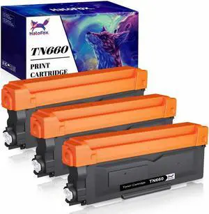 3 pcs Compatible Toner Cartridge for Brother TN660 DCP-L2520 L2540 HL2320D
