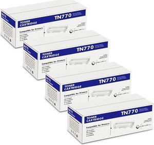 4x Black Toner Cartridge replacement for Brother TN770 HL-L2395DW DCP-L2550DW