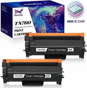 2x TN760 Toner for Brother TN730 High Yield Black MFC-L2710dw L2750DW HL-L2390DW