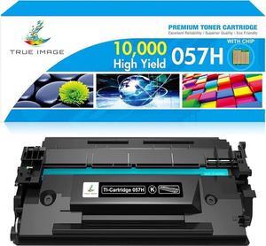 TRUE IMAGE Compatible Toner Cartridge Replacement for 057H 057 CRG-057H Work with ImageCLASS MF445dw LBP226dw LBP227dw LBP228dw MF448dw MF449dw LBP226 MF445 Laser Printer Ink (Black, 1-Pack)
