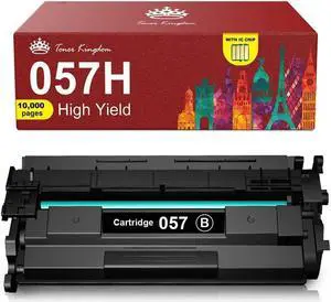 Toner Kingdom Compatible Toner Cartridge Replacement for 057 057H CRG-057 CRG-057H Toner for ImageCLASS LBP226dw LBP227dw MF445dw MF448dw MF449dw Printer Toner (Black, 1 Pack)