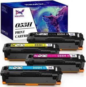 4PK CRG-055H W/Chip Toner Combo For 055H MF743Cdw MF745Cdw MF741Cdw MF746