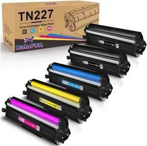 5X TN227 Color Toner Compatible for Brother HL-L3210CW MFC-L3710CW MFC-L3750CDW