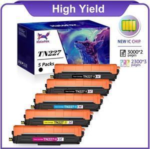 5Pack Toner Cartridge compatible for Brother TN227 223 HL-L3270CDW L3290CDW