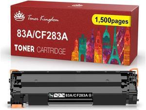 1pk Compatible Black CF283A 83A Toner For LaserJet M127fn M127fw M125nw MFP225dw