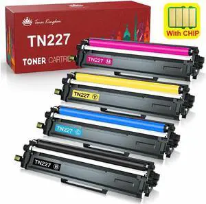 4pk TN227 TN-227 Toner Cartridge for Brother TN223 HL-L3210CW L3230CDW L3270CDW