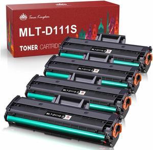 4PK High Yield Black MLT-D111S Toner Cartridge for Samsung Xpress M2070FW M2020W