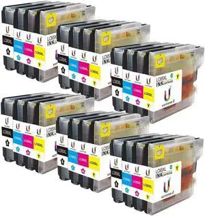 24 PK LC61 Ink Cartridges Set for Brother MFC-290C MFC-J615W MFC-257CW MFC-J410W