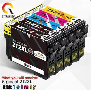 5PCS T212XL E-212XL WITH CHIP Compatible Ink Cartridge forExpression Home XP-4100 XP-4105 WorkForce WF-2830 WF-2850
