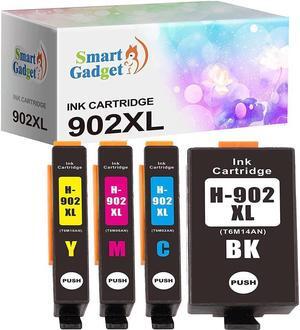 [2021 Updated Chip] Smart Gadget 902XL Compatible Ink 902XL 902 [BCYM] 4-Pack | Use with OfficeJet 6951 6954 6962 OfficeJet Pro 6968 6970 6975 6978 Printers