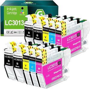 GREENBOX Compatible Ink Cartridge LC3013 Replacement for Brother LC3013 LC3011 LC-3013 LC-3011 High Yield for MFC-J491DW MFC-J497DW MFC-J895DW MFC-J690DW (4 Black 2 Cyan 2 Magenta 2 Yellow)